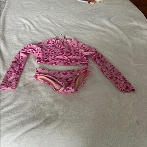 Pink Kids Swim Set